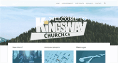 Desktop Screenshot of kingswaychurch.ca
